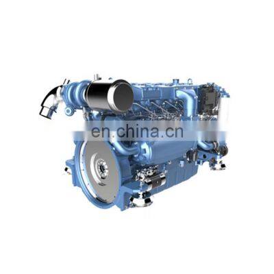 Original Weichai 6 cylinder 230kw/313hp/2130rpm diesel engine  WP10C313-21E120 for boat