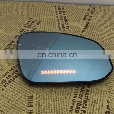 Panoramic rear view blue mirror glass Led turn signal Heating blind spot monitor for Volvo S90,2pcs