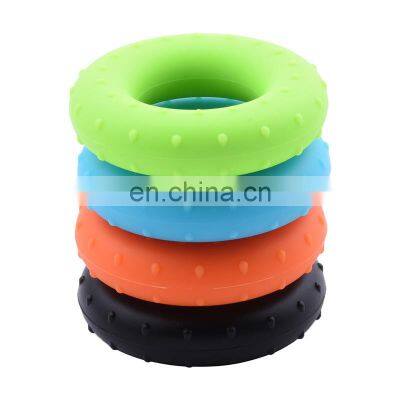 Wholesale Silica Gel Hand Grip Ring Massage Gym Fitness Finger Heavy Exerciser Strength Muscle Recovery Gripper Trainer