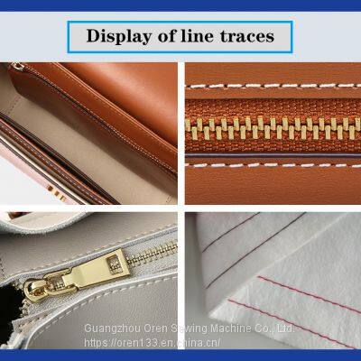 Happy Time Christmas Outfit Sewing Machine Thick Leather Canvas Bag Zipper photo-5