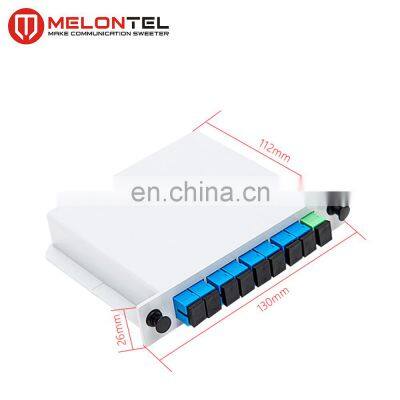 MT-1081-8 Fully Stocked 1*8 Type Fiber Optic Cassette Box Type PLC Splitter With SC UPC Adaptor photo-5