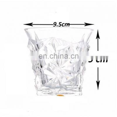 Best Quality Unique Shape Diamond Whiskey, Wine Glass