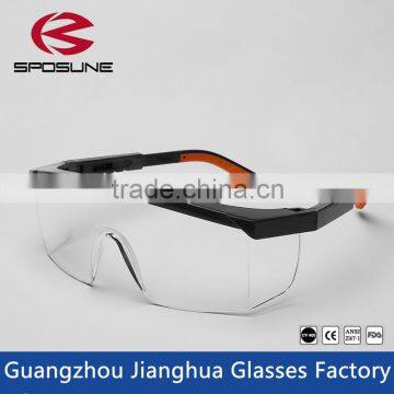 Industrial side shield protective safety glasses clear high impact lab protection goggles