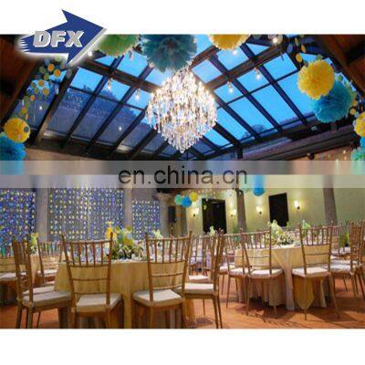 Professional  Design Prefabricated Steel Structure Warehouse Wedding Hall