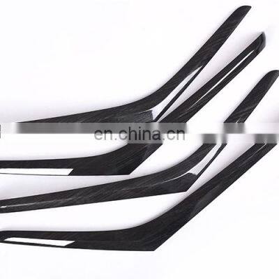 4Pcs For Mercedes benz W222 S Class S320 Car-styling ABS Dark Wood Grain Interior Door Decoration Strips Trim