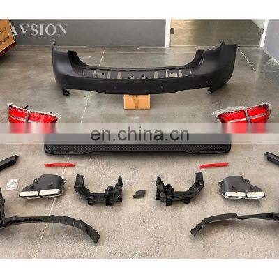 Wholesale Body Kit for Mercedes Benz GL X166 2012-2015 Change to 2019 GLS63 AMG Style With Bumpers Headlight Taillight Hood
