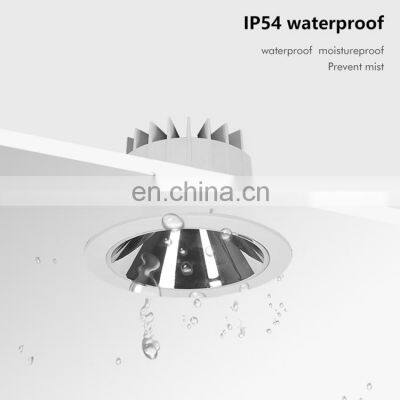 ALLWAY High Brightness Recessed Anti Glare Aluminum Dimmable Cob Down Light Led Downlights photo-4
