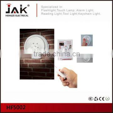 JAK HF5002 CE and RoHS certificated 5 LED wireless remote control touch light