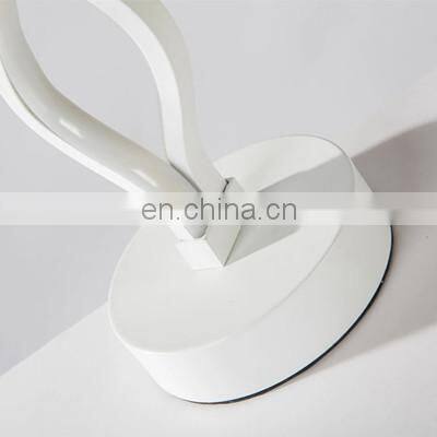 Spiral LED Table Lamp Acrylic Iron Curved Bedroom Living Room Bedside Modern LED Spiral Table Lighting photo-3