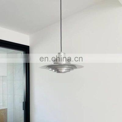 Nordic Creative LED Indoor Pendant Light Industrial Style Bedroom Decorative Flying Saucer Chandelier