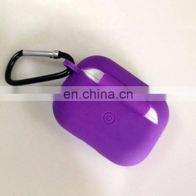 Wholesale Soft Silicone Case for Airpods Pro Anti-fall for Soft Silicone Airpods Pro Case Cover Keychain photo-4