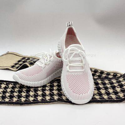 Cool Shoes Flying Woven Surface Stitching Color Blocking Sports Casual Children's Shoes