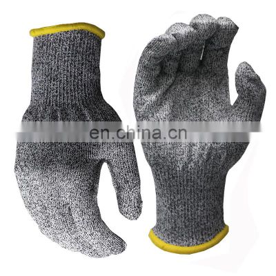 OEM Food Grade Level 5 Anti Cut Proof Safety Hand Protection Yard Work Kitchen Cut Resistant Gloves For Meat Cutting Working