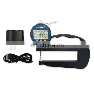 0-0.4 inch/10mm 0.001mm +/-0.009 Digital thickness gauge for plastic film paper leather rubber electronic thickness gauge