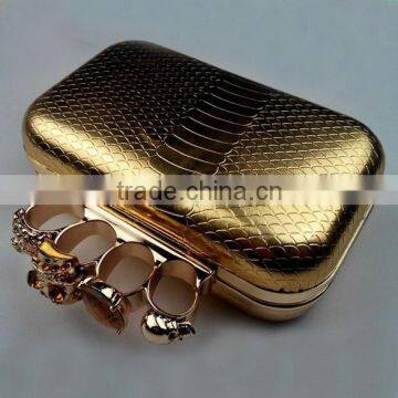 New fashion !Wholesales cheap skull finger minaudieres clutch bags