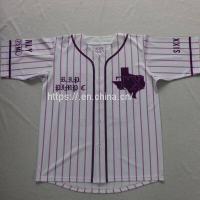 Sublimated Baseball Jersey Customized From OEM Factory.