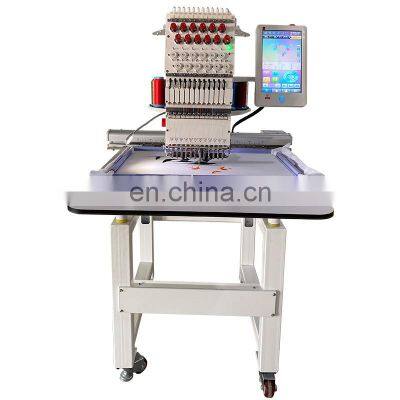 Hot sale computer sewing embroidery machine home application single head embroidery machine