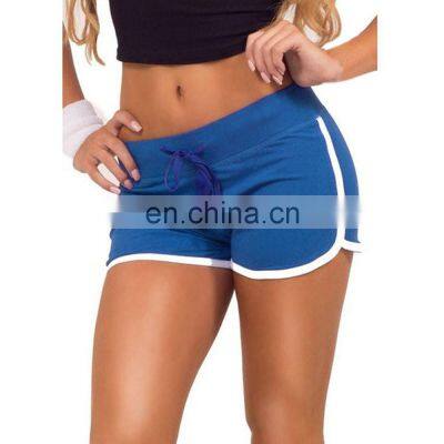 International Online selling custom lace polyester spandex Gym Fitness Women Tight Workout Yoga Shorts