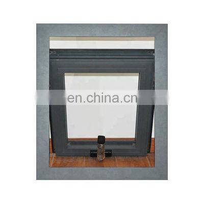 China Supplier Cheap house Top Hung Awing Windows Automatic Aluminium Glass Window for sale