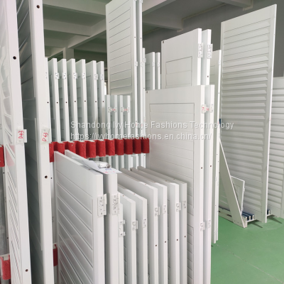 Manufacture Vinyl Shutters PVC Shutters Wooden Plantation Shutter Components for Home/Hotel/Cafe/Villa Decoration photo-5