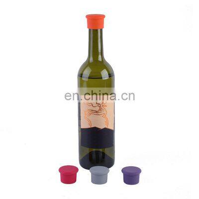 Branded Decorative Premium Wholesale Fancy Personalized Cork Bottle Silicone Wine Stopper Custom