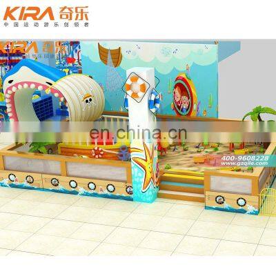 OEM supported indoor children play tools sand pit with sand