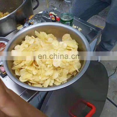 Semi Automatic Fried Chips Crisps Production Line Potato Chips Making Machine photo-2
