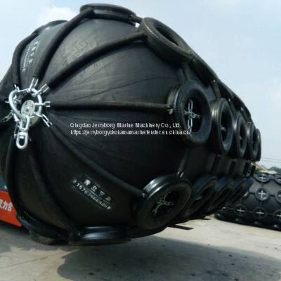 Ship To Ship Pneumatic Boat Rubber Fender With Tyre Chain Net photo-4