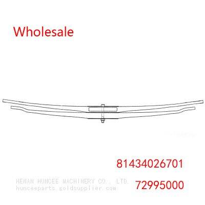 81434026701, 72995000 For MAN Rear Leaf Spring Wholesale