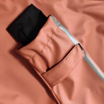 Waterproof Breathable Rain Poncho With Detachable Hood for Kids 4-6 Years photo-4