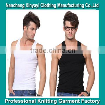 Custom stringer tank top for men clothes from garment factory