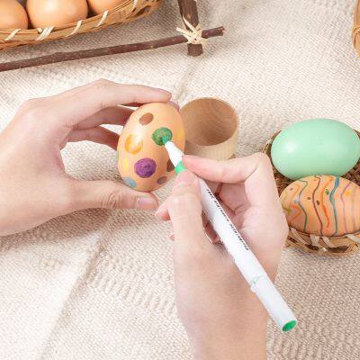 Wooden Simulation Chicken Egg Baby DIY Painting photo-2