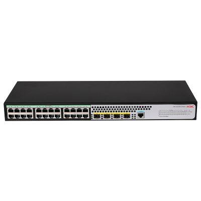 H3C S5130V2-28S-HPWR-LI Enterprise POE Switch - 24 Gigabit Ethernet + 4×1G/10G SFP+ Fiber Uplink Ports‌, Layer 2/3 Managed Switch