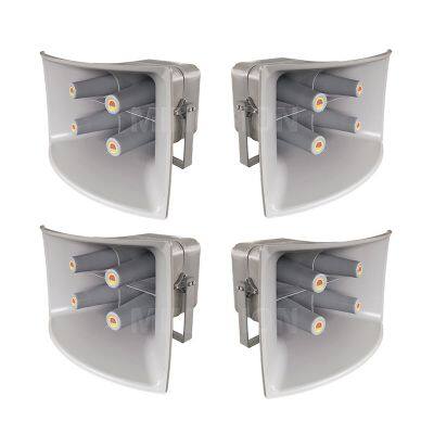 600W-2400W Waterproof PA Loudspeaker Air Defense Speaker Horn Electronic Siren Emergency Alert Alarm for Early Warning System