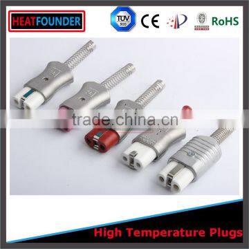 Industrial electrical cable connectors ceramic plug