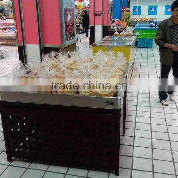 APEX custom make supermarket bread display table/table for bakery or cake OEM ODM