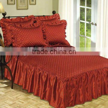 3Pcs Satin Bedspread Set