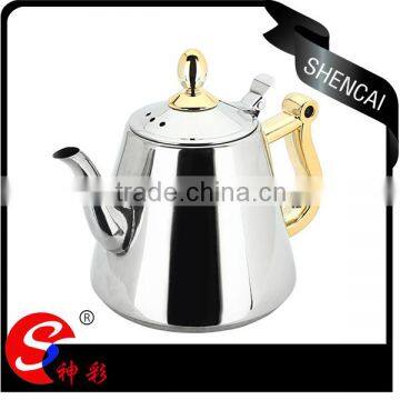 Hot sales elegance Stainless Steel Tea Pot Water Kettle 1.2 L