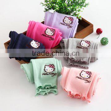 2016 fashion korean style kids wear cartoon cat pants baby girl icing leggings