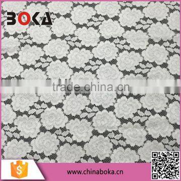 boka wholesale nylon mesh lace fabric for women's fashion garment on factory price