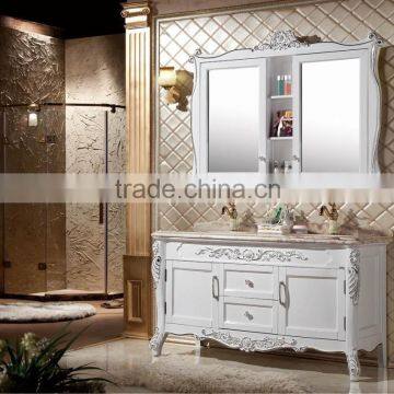 Solid wood carcase material including basin bathroom cabinet