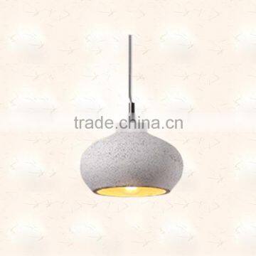 HR-88362015New arrival concrete light gesso cement cement pendant lamp ceiling lighting