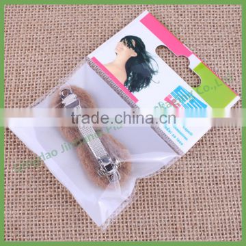 Self Adhesive Seal Custom Printed Bopp Plastic Header Bag with Hang Hole