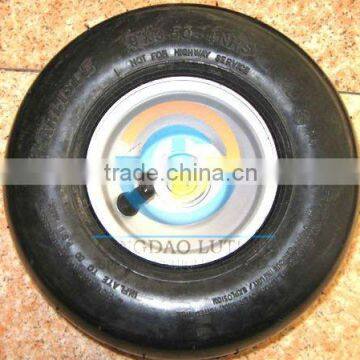 garden trailer wheel, tubeless rubber wheel