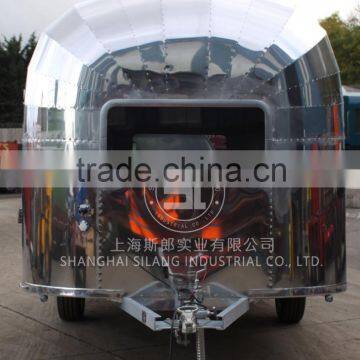 SLUNG Catering Trailer Stainless Steel Food Truck Mechanical Brake Configuration photo-5