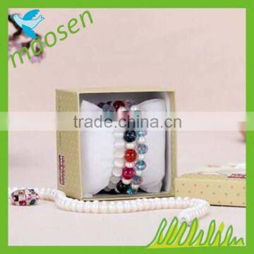 paper gift packaging box with ribbon