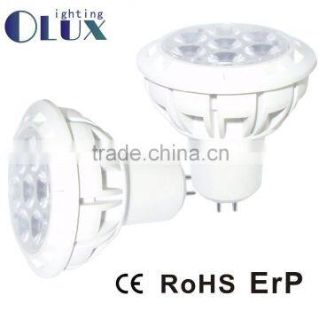 China factory price 7W 220v gu5.3 650lm led spot light mr16 12v with ce rohs