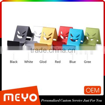 Lazy bracket devil face metal mobile phone stand for promotion