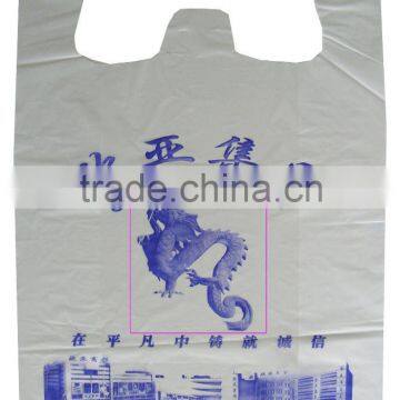 Printed Plastic Hdpe T-shirt Bag /Vest Bag