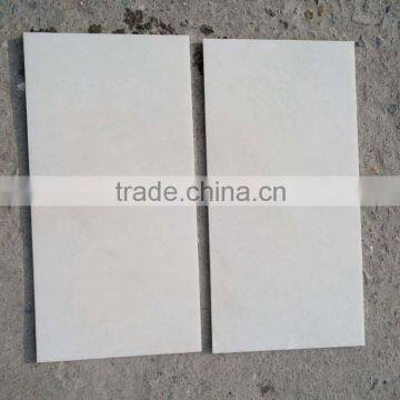 pure white marble tiles